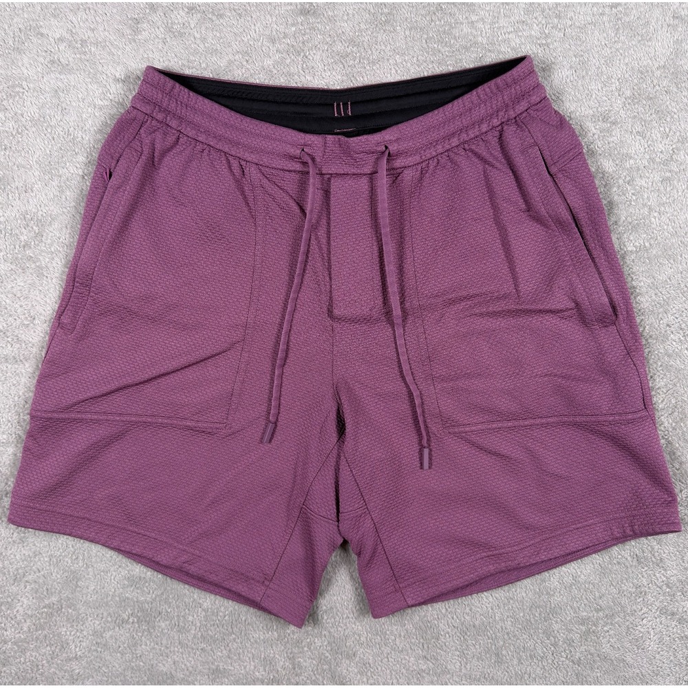 Lululemon Shorts Mens Medium Purple Plum Relaxed Fit Training Short 8" Stretch
